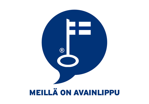 Esan Levykalusteella on Avainlippu-merkki